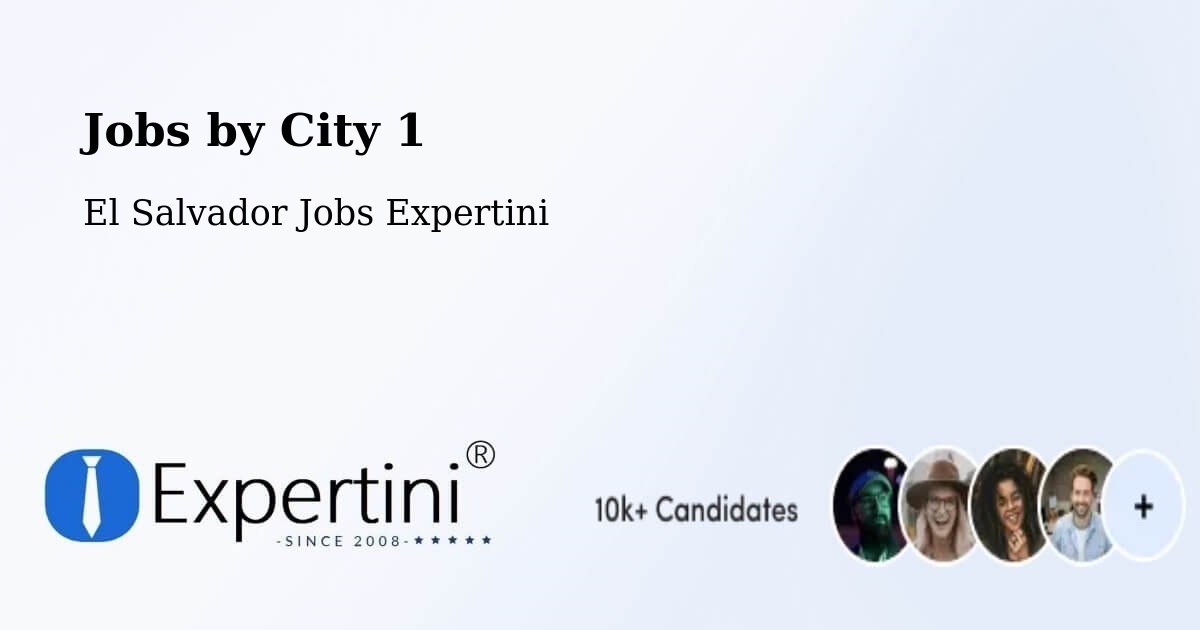 City Jobs in El Salvador - Expertini